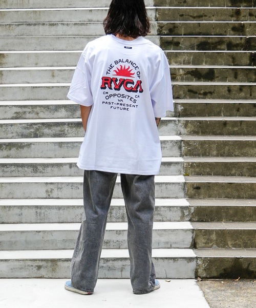 「RVCA」 半袖Tシャツ X-LARGE ホワイト メンズ_画像3