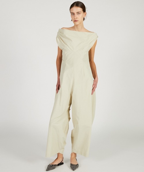パンツドレス ドレープバルーンジャンプスーツ / Drape Balloon Jumpsuit_5
