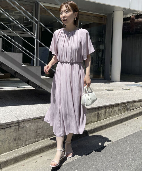 「NOLLEY'S」 半袖ワンピース 36 ライトブルー レディース_画像2