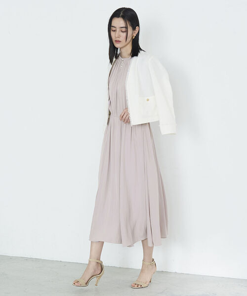 「NOLLEY'S」 半袖ワンピース 36 ライトブルー レディース_画像5