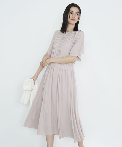 「NOLLEY'S」 半袖ワンピース 36 ライトブルー レディース_画像7