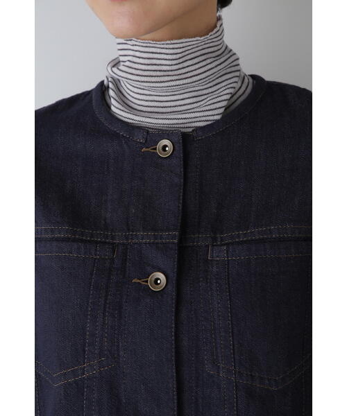 「human woman」 デニムジャケット SMALL ネイビー レディース_画像7