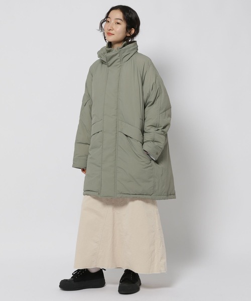 niko and…（ニコアンド） コート LARGE グリーン レディース