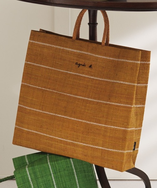 agnes b.（アニエスベー） トートバッグ FREE オレンジ レディース