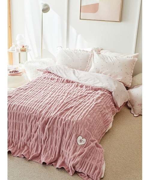 gelato pique【Sleep】アイスショップ柄 タオルケット gelato pique Sleep ベッド 寝具 「Sleep」ロゴデザイン今治
