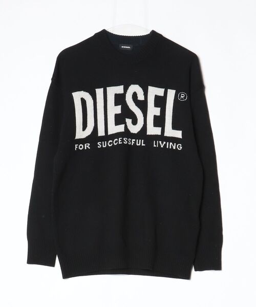 DIESEL」 長袖ニット S ブラック メンズ DIESEL ディーゼル K-RETRO 