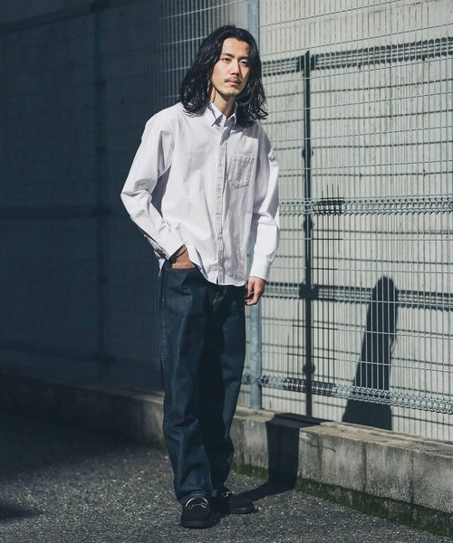 「URBAN RESEARCH Sonny Label」 長袖シャツ MEDIUM ホワイト メンズ_画像3