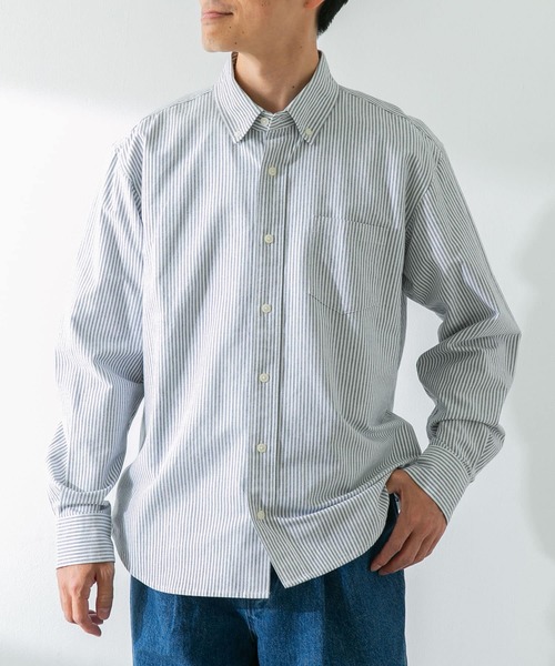 「URBAN RESEARCH Sonny Label」 長袖シャツ MEDIUM ホワイト メンズ_画像8