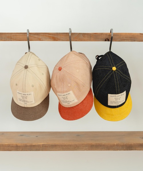 「eLur」 キャップ FREE インディゴブルー レディース_画像2