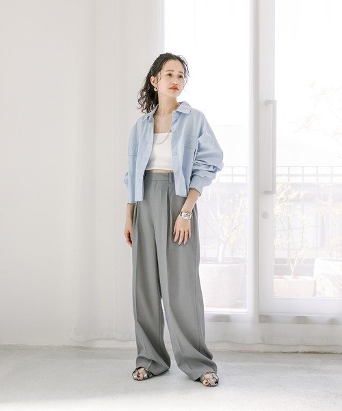 「mystic」 パンツ 1 グレー レディース_画像3