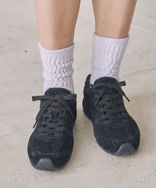 「MOHI」 ローカットスニーカー 24.5cm ブラック レディース_画像3