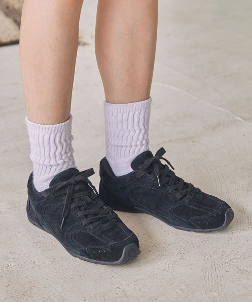 「MOHI」 ローカットスニーカー 24.5cm ブラック レディース_画像5