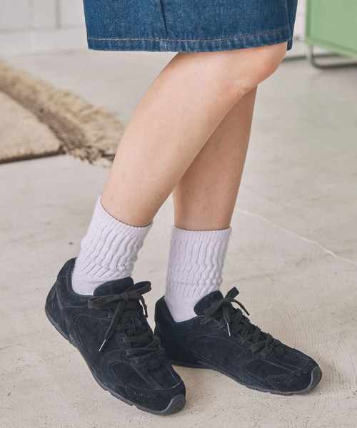 「MOHI」 ローカットスニーカー 24.5cm ブラック レディース_画像7