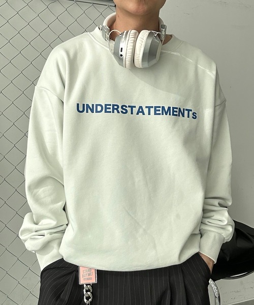 UNDERSTATEMENTs トレーナー スウェット 「ユニセックス」ロゴ