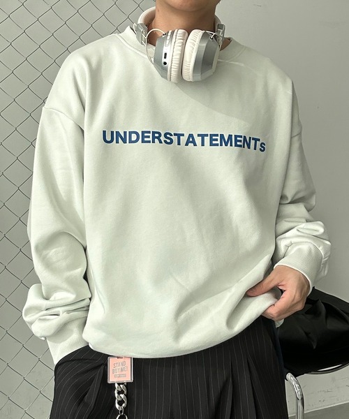UNDERSTATEMENTs トレーナー スウェット 「ユニセックス」ロゴ