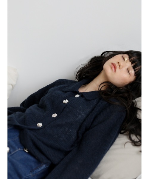 「Katrin TOKYO」 ニットカーディガン FREE ピンク レディース_画像4