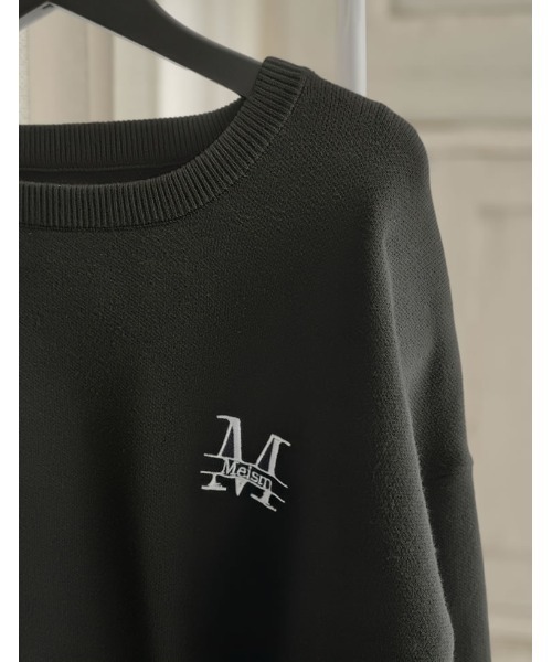 「MEISM」 長袖ニット LARGE アイボリー レディース_画像2