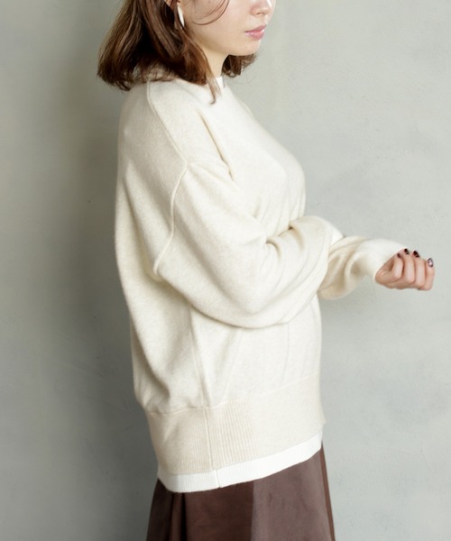 「BITTOKO」 長袖ニット FREE ベージュ レディース_画像5