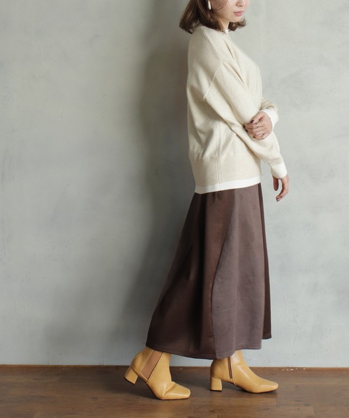 「BITTOKO」 長袖ニット FREE ベージュ レディース_画像6
