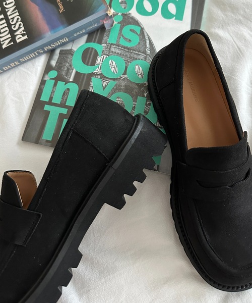 「by muni:r」 シューズ 25.0cm ブラック レディース_画像4