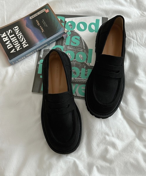 「by muni:r」 シューズ 25.0cm ブラック レディース_画像5