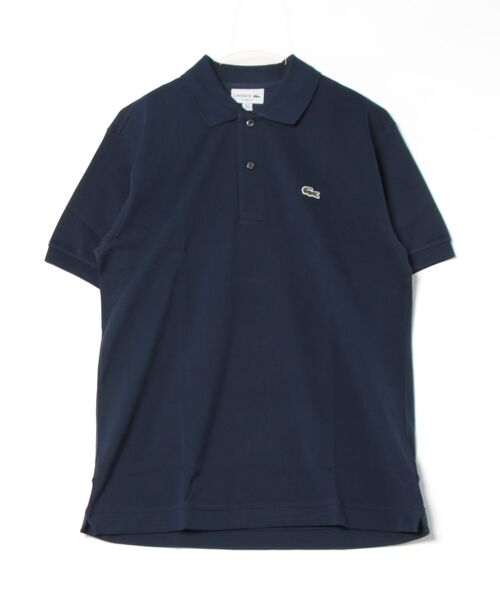 「LACOSTE」 半袖ポロシャツ X-SMALL ネイビー メンズ_画像6