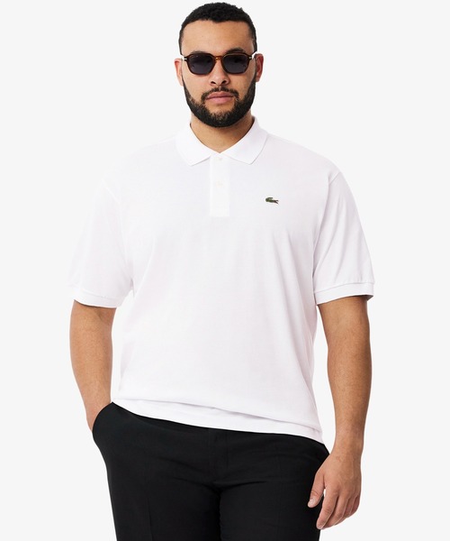 「LACOSTE」 半袖ポロシャツ X-SMALL ネイビー メンズ_画像9