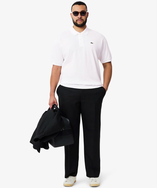 「LACOSTE」 半袖ポロシャツ X-SMALL ネイビー メンズ_画像10
