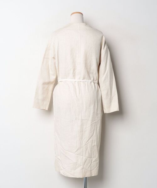 「nitca」 ノーカラーコート FREE ベージュ レディース_画像2