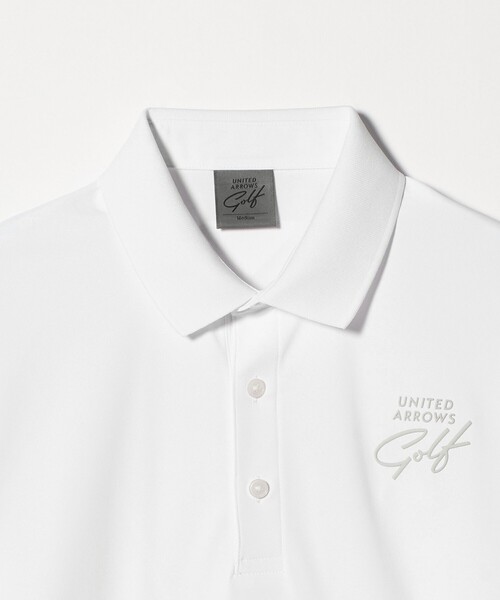 【新品】UNITED ARROWS GOLF ポロシャツ 白 S UNITED ARROWS GOLF（ユナイテッドアローズゴルフ） ポロシャツ 半袖
