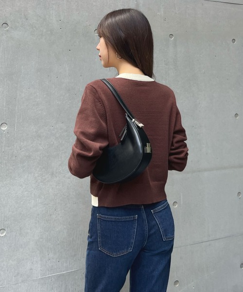 「Futier land」 ニットカーディガン LARGE レッド レディース_画像8