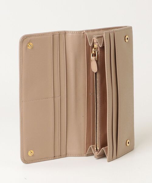 「PRADA」 財布 - ベージュ レディースの画像