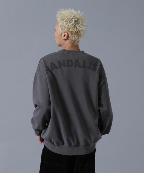 「DANKE SCHON」 「BRANDALISED」スウェットカットソー L ベージュ メンズ_画像3