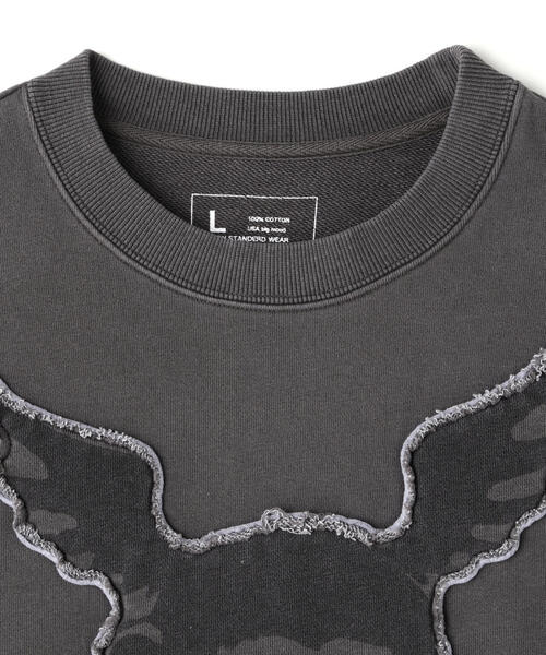 「DANKE SCHON」 「BRANDALISED」スウェットカットソー L ベージュ メンズ_画像7