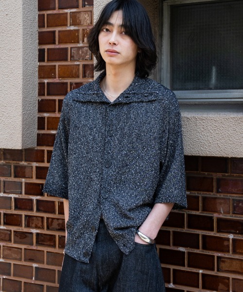 SINSS シャツ Nep HS knit cardigan / ネップHSニットカーディガン 