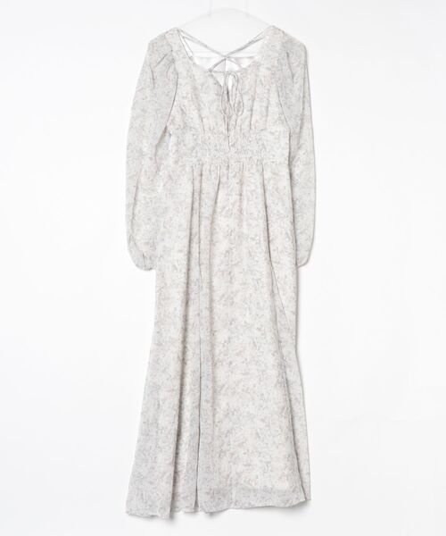 「MERCURYDUO」 長袖ワンピース MEDIUM アイボリー レディース_画像2