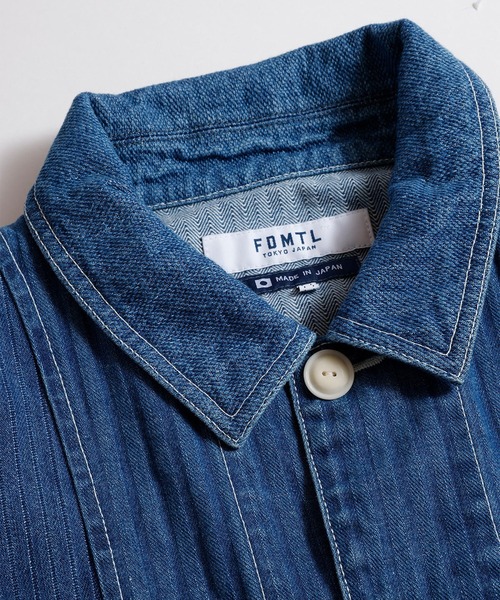 デニムジャケット gジャン 「FDMTL」PACHWORK COVERALL JACKET 3YR WASH メンズの画像