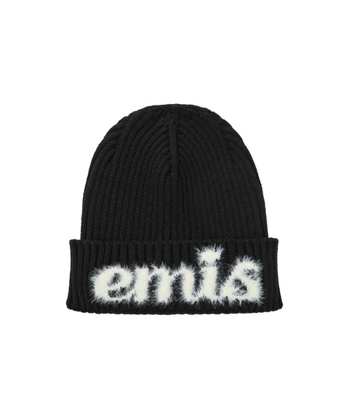 「EMIS」 ニットキャップ FREE ブラック レディース_画像6