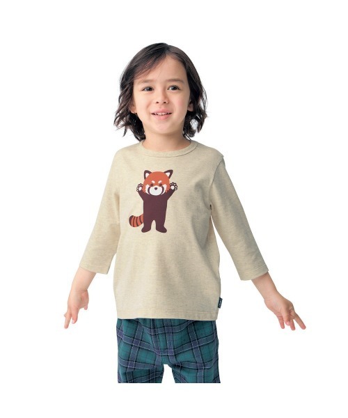 GITA tシャツ ワクワクプリントの七分袖Tシャツ5枚セット キッズ 子供