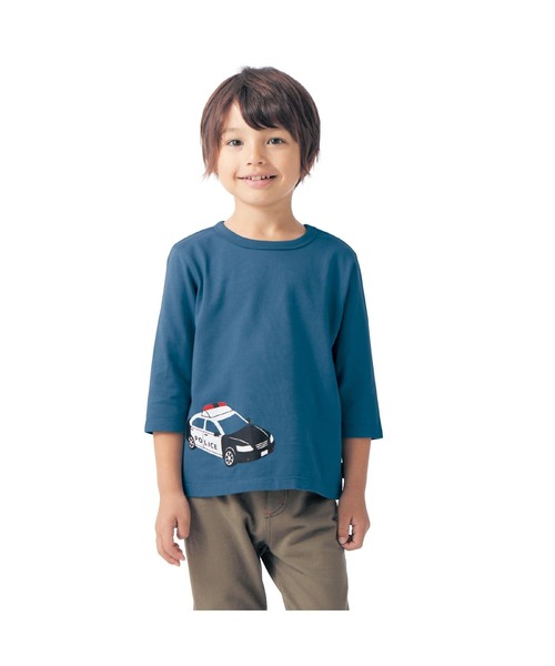 ことり　キッズ服 Tシャツ セット 100cm~ GITA tシャツ ワクワクプリントの七分袖Tシャツ5枚セット キッズ 子供