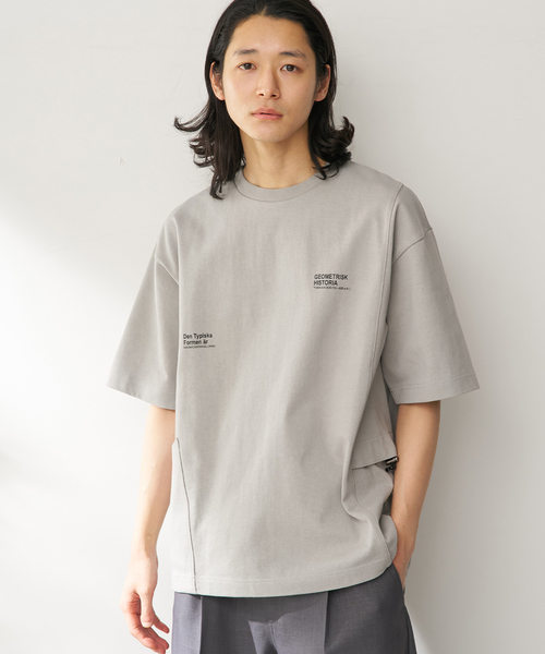 B.C STOCK（ベーセーストック） tシャツ OLIVEDRAB CARRY PKT S/S-T