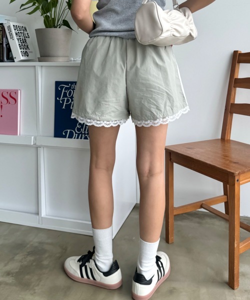 「SHAGGIE」 ショートパンツ FREE ブラック レディース_画像4