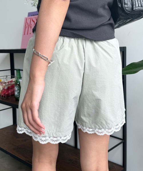 「SHAGGIE」 ショートパンツ FREE ブラック レディース_画像6