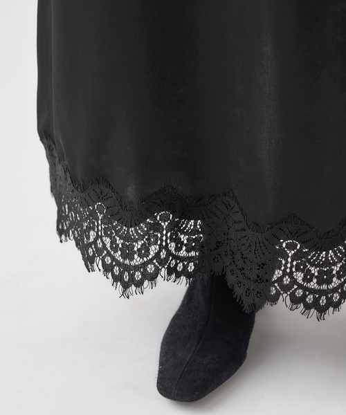 「IENA」 ロングスコート 36 黒いこと レディース