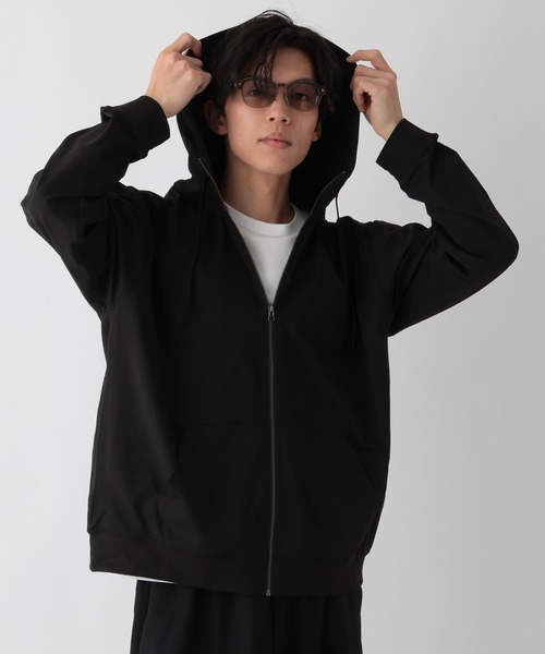 GLOBAL WORK（グローバルワーク） パーカー UVカットメッシュジップ