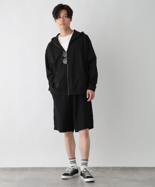GLOBAL WORK（グローバルワーク） パーカー UVカットメッシュジップ