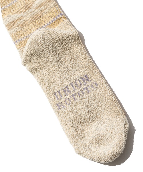 ROTOTO（ロトト） 靴下 UNION TOKYO UNION x ROTOTO KENTE SOCK メンズ