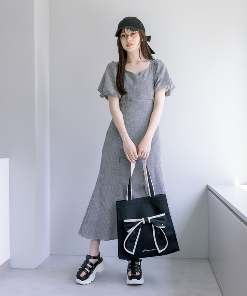 「OLIVE des OLIVE」 トートバッグ FREE ブラック レディース_画像8