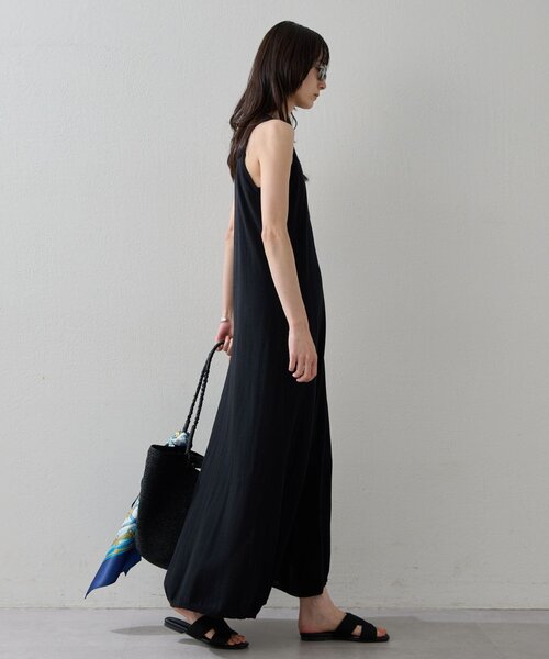 HERITANOVUM ワンピース 「HERITANOVUM」アシンメトリーニットドレス