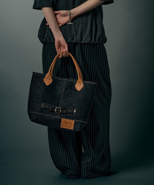 WETTEMPT トートバッグ DENIM TOTE BAG / デニムトートバッグ メンズ